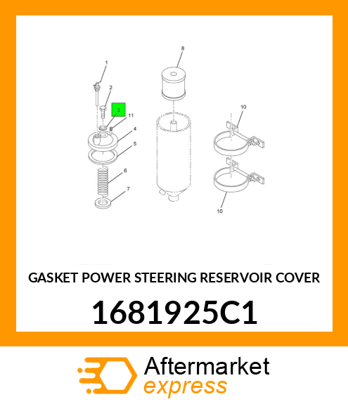GASKET POWER STEERING RESERVOIR COVER 1681925C1