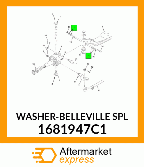 WASHER-BELLEVILLE SPL 1681947C1