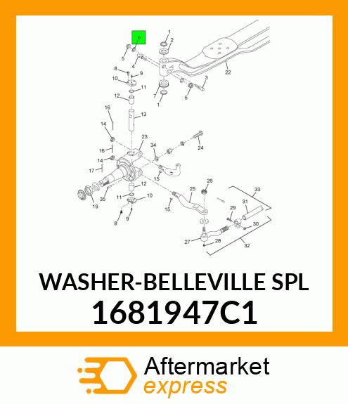 WASHER-BELLEVILLE SPL 1681947C1