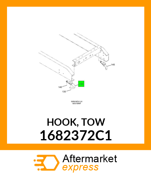 HOOK, TOW 1682372C1