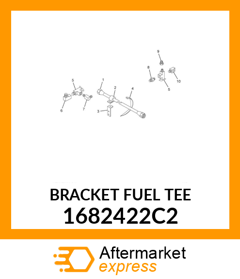 BRACKET FUEL TEE 1682422C2