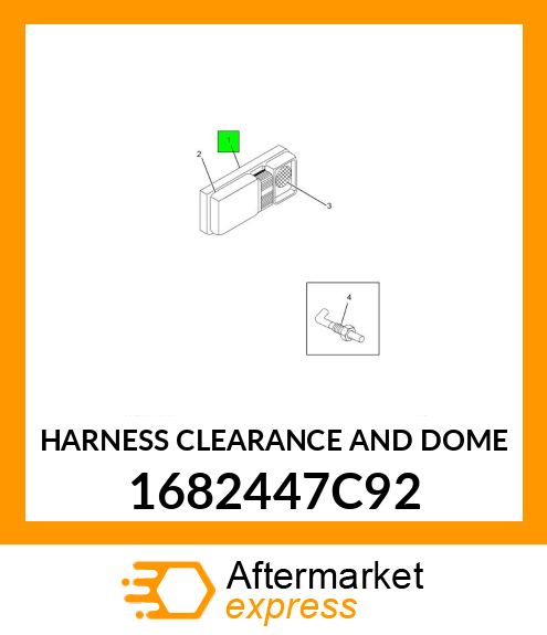 HARNESS CLEARANCE AND DOME 1682447C92