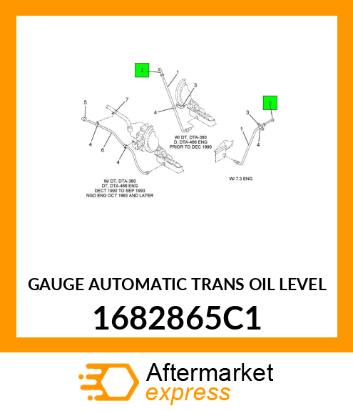 GAUGE AUTOMATIC TRANS OIL LEVEL 1682865C1