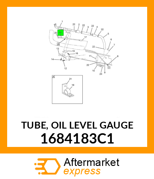 TUBE, OIL LEVEL GAUGE 1684183C1