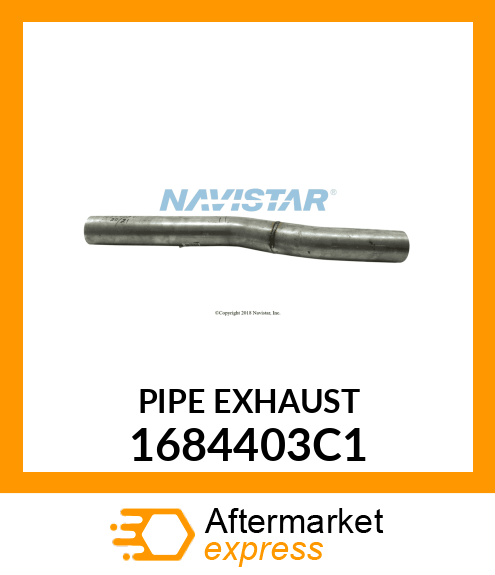 PIPE EXHAUST 1684403C1