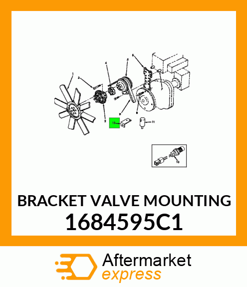 BRACKET VALVE MOUNTING 1684595C1