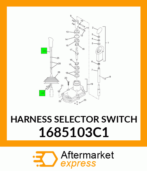 HARNESS SELECTOR SWITCH 1685103C1