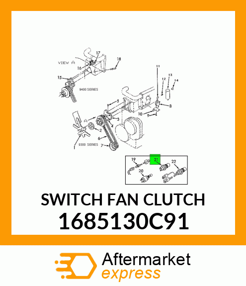 SWITCH FAN CLUTCH 1685130C91