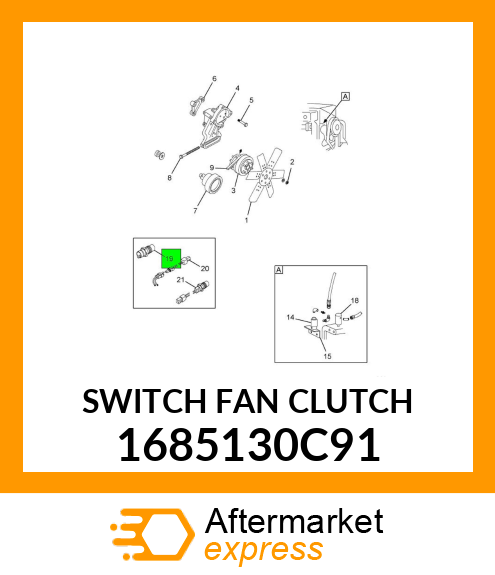 SWITCH FAN CLUTCH 1685130C91