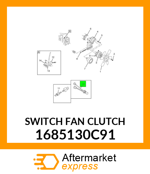 SWITCH FAN CLUTCH 1685130C91