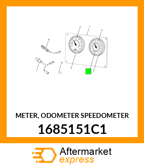 METER, ODOMETER SPEEDOMETER 1685151C1