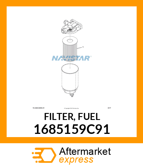 FILTER, FUEL 1685159C91