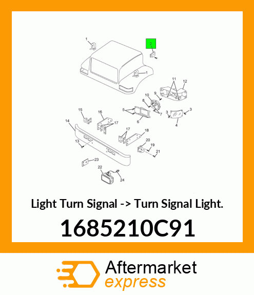 Light Turn Signal -> Turn Signal Light. 1685210C91
