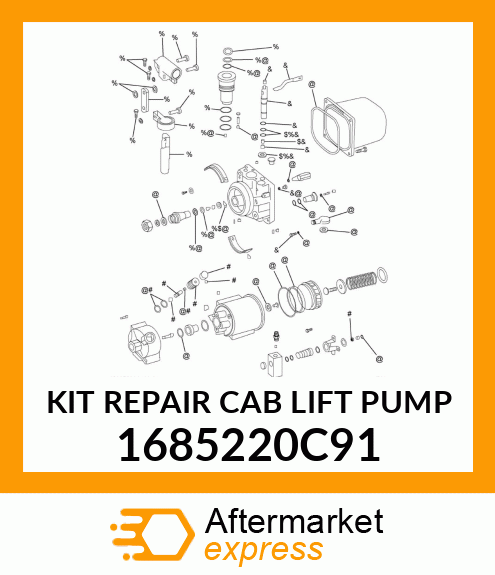 KIT REPAIR CAB LIFT PUMP 1685220C91