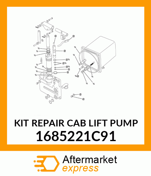 KIT REPAIR CAB LIFT PUMP 1685221C91