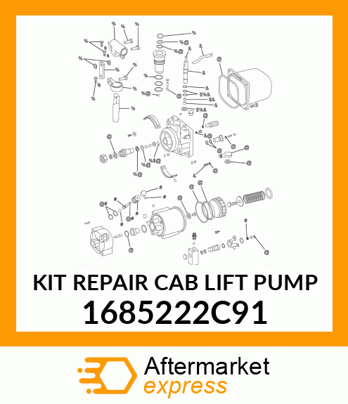 KIT REPAIR CAB LIFT PUMP 1685222C91