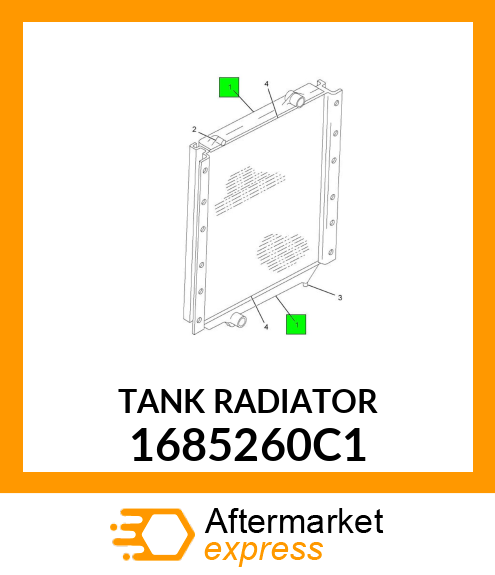 TANK RADIATOR 1685260C1