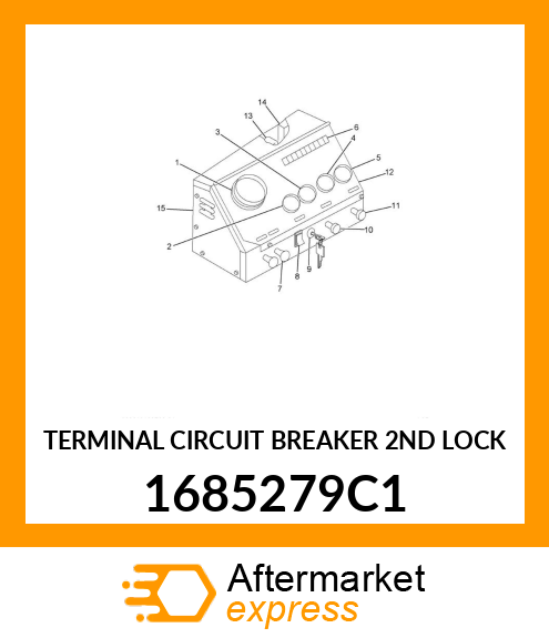 TERMINAL CIRCUIT BREAKER 2ND LOCK 1685279C1