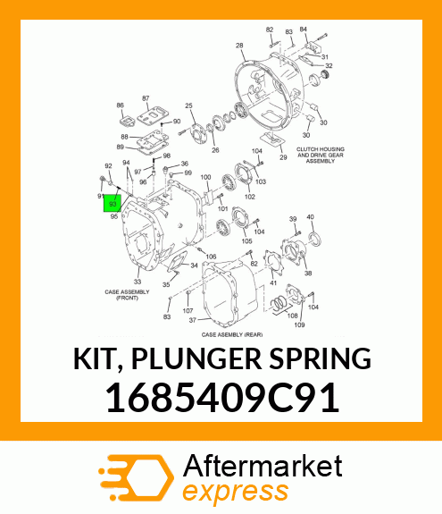 KIT, PLUNGER SPRING 1685409C91