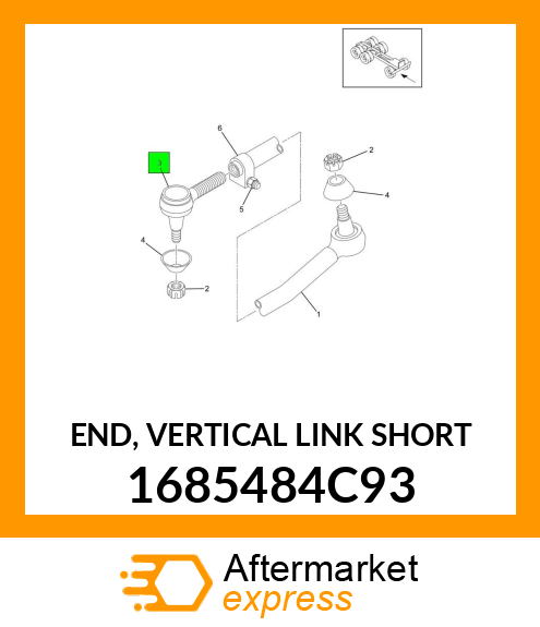 END, VERTICAL LINK SHORT 1685484C93