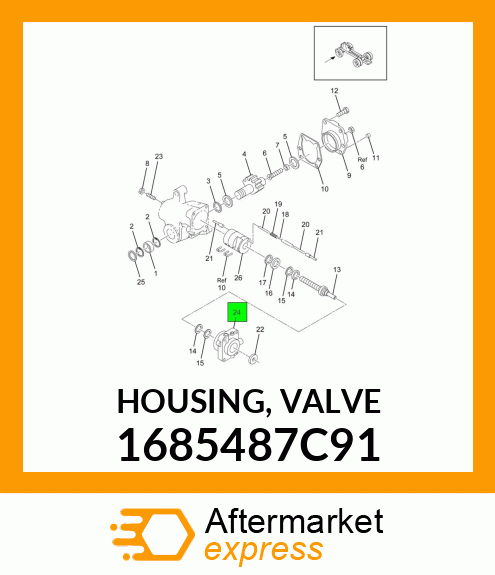 HOUSING, VALVE 1685487C91