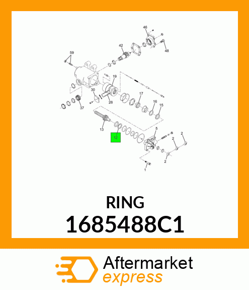 WASHER, THRUST 1685488C1