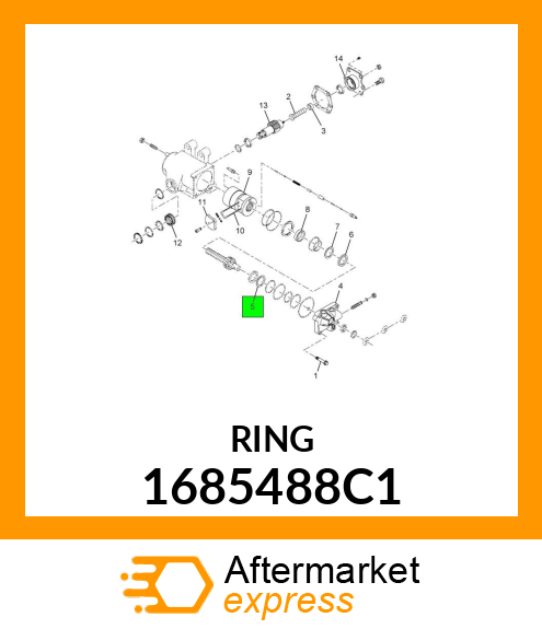 WASHER, THRUST 1685488C1