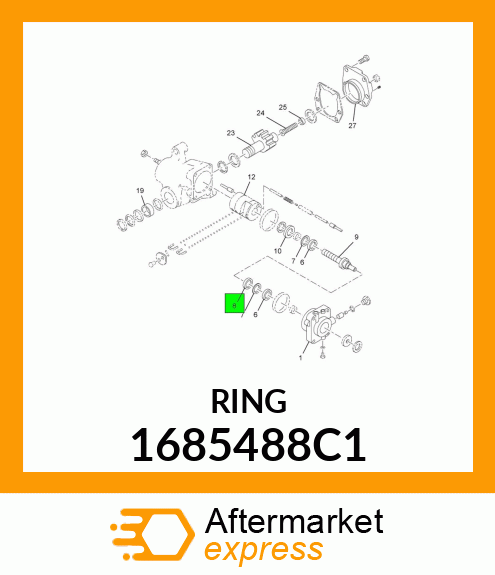 WASHER, THRUST 1685488C1