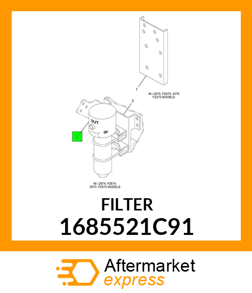 FILTER CARTRIDGE KIT 1685521C91