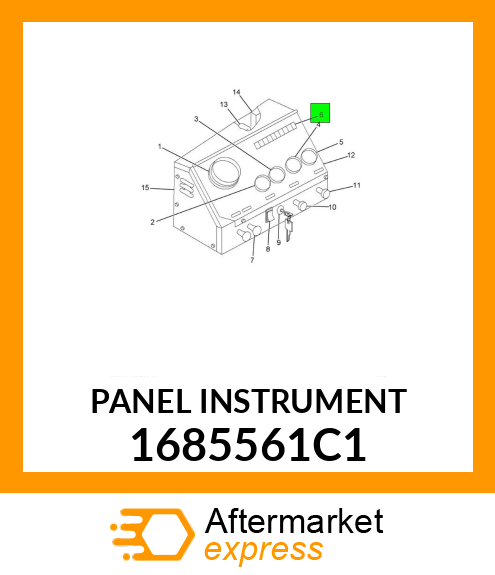 PANEL INSTRUMENT 1685561C1