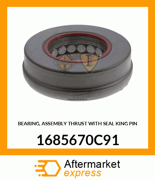 BEARING, ASSEMBLY THRUST WITH SEAL KING PIN 1685670C91