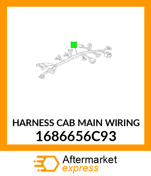 HARNESS CAB MAIN WIRING 1686656C93