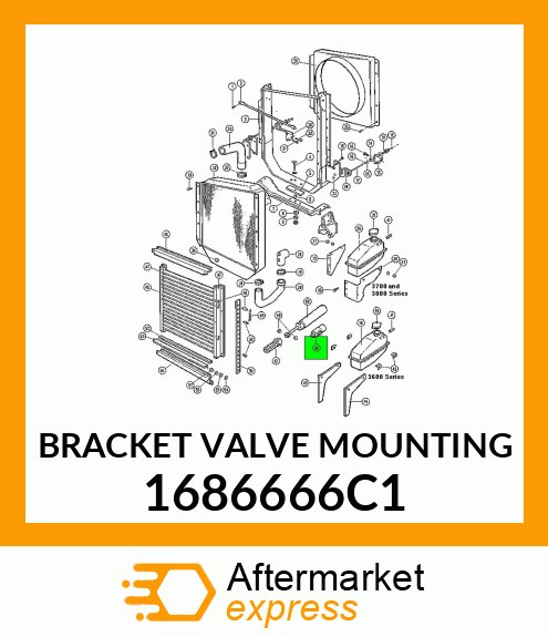 BRACKET VALVE MOUNTING 1686666C1