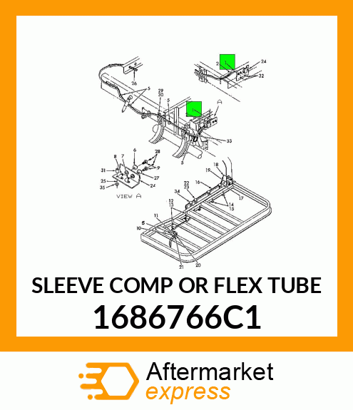 SLEEVE COMP OR FLEX TUBE 1686766C1