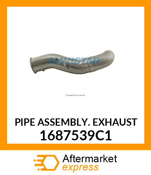 PIPE ASSEMBLY. EXHAUST 1687539C1