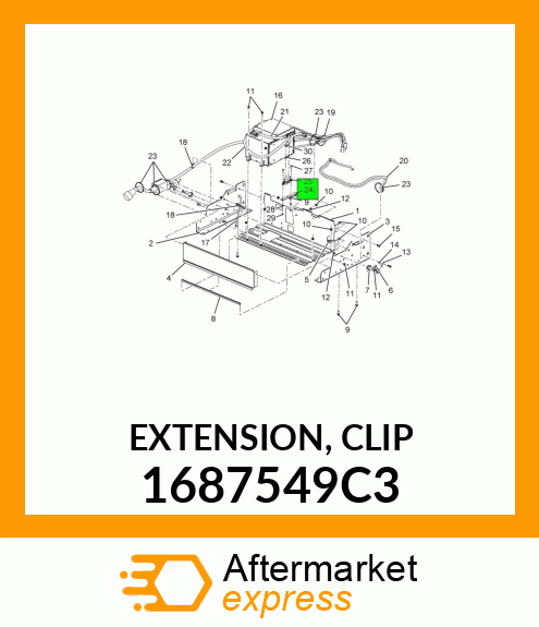 EXTENSION, CLIP 1687549C3