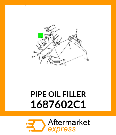 PIPE OIL FILLER 1687602C1