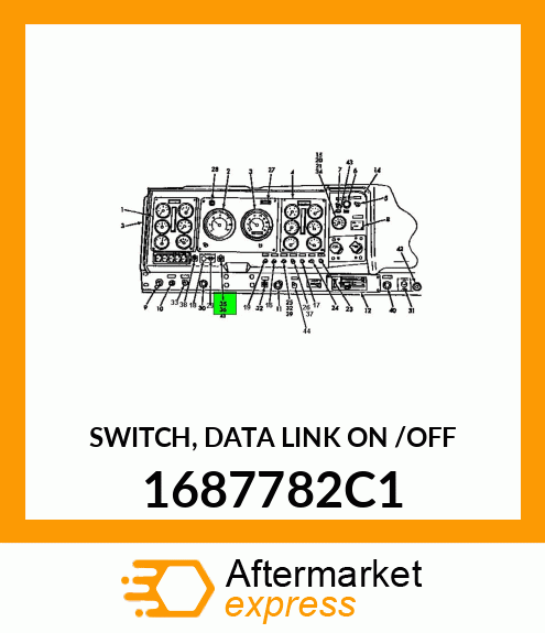 SWITCH, DATA LINK ON /OFF 1687782C1