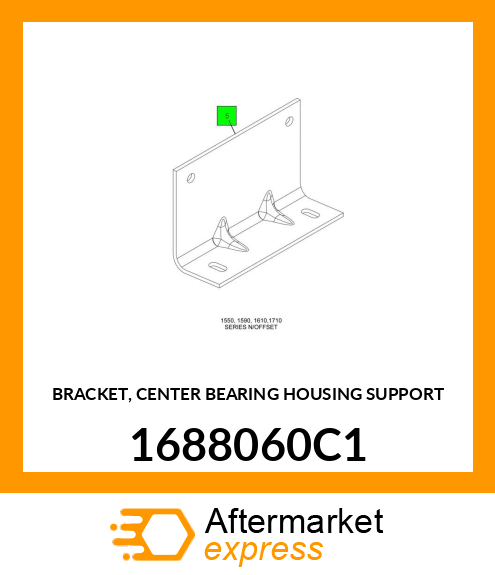 BRACKET, CENTER BEARING HOUSING SUPPORT 1688060C1