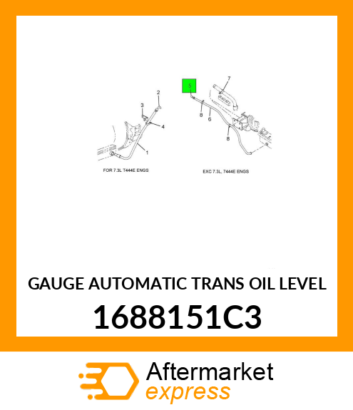 GAUGE AUTOMATIC TRANS OIL LEVEL 1688151C3
