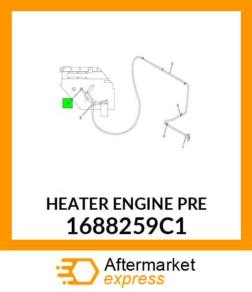 HEATER ENGINE PRE 1688259C1