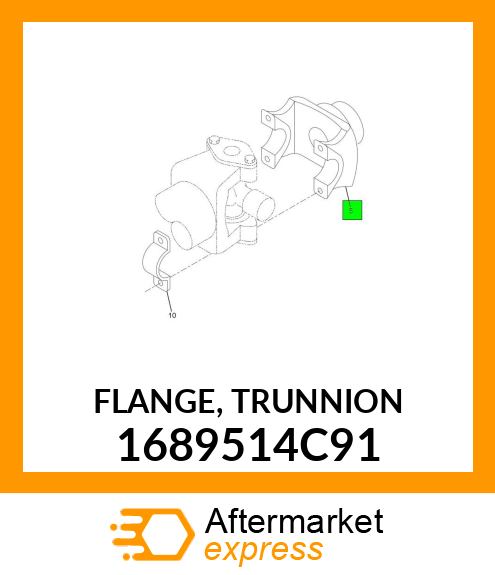 FLANGE, TRUNNION 1689514C91