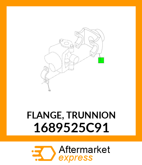 FLANGE, TRUNNION 1689525C91