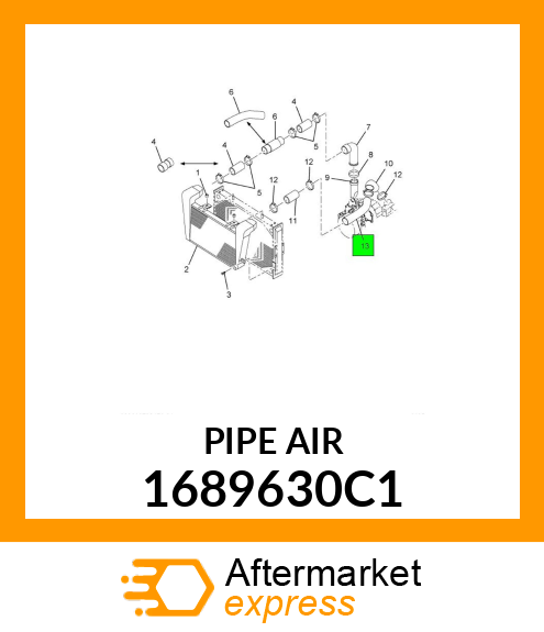 PIPE AIR 1689630C1