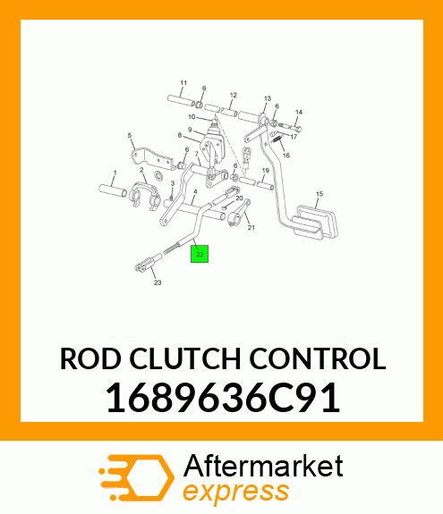 ROD CLUTCH CONTROL 1689636C91