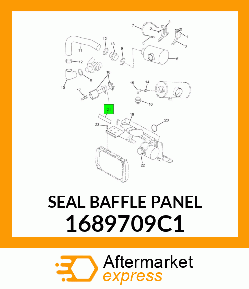 SEAL BAFFLE PANEL 1689709C1