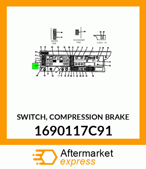 SWITCH, COMPRESSION BRAKE 1690117C91