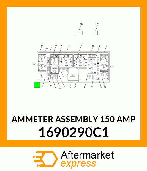 AMMETER ASSEMBLY 150 AMP 1690290C1