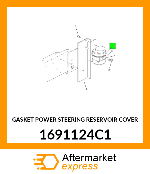 GASKET POWER STEERING RESERVOIR COVER 1691124C1
