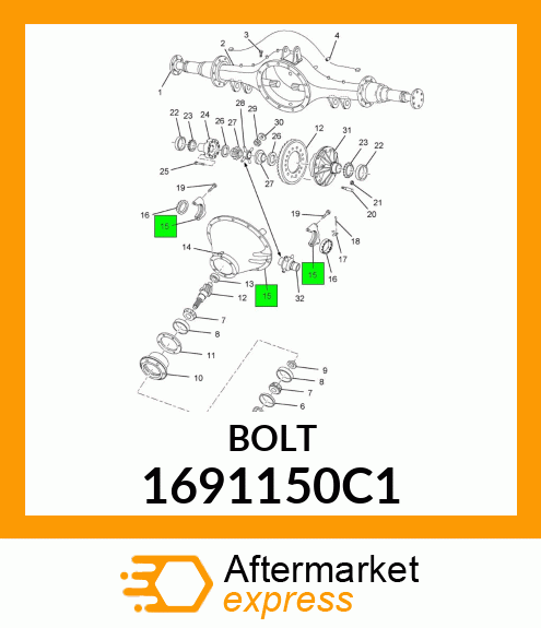 BOLT 1691150C1